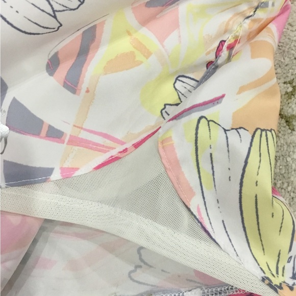 Cute floral swim/athletic shorts for kids. Brand is Abercrombie and Fitch. - Picture 3 of 3